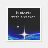 それは視覚から始まる スタンダードカクテルナプキン (正面)