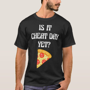それは詐欺師の日けれどもトレーニングピザTシャツあります Tシャツ