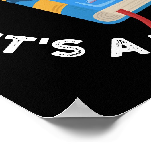 それは読新しいアイディアブックパおもしろいン・ダークBGだ ポスター (角)