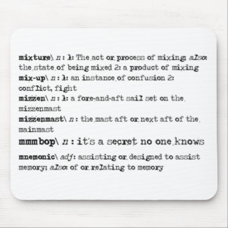 それは誰も知らない秘密です! マウスパッド