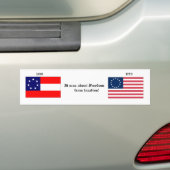 それは課税の自由ステッカーについてだった バンパーステッカー (車上)