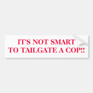 それは警察官SMARTTOのテールゲートではないです!! バンパーステッカー