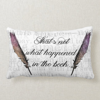 それは起こったこと本でではないです ランバークッション