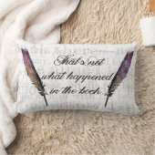 それは起こったこと本でではないです ランバークッション (ブランケット)