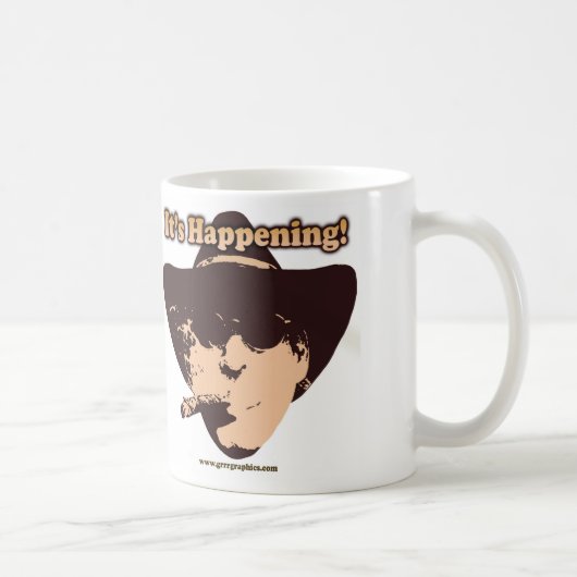 それは起こっています!   11のozのクラシックで白いマグ コーヒーマグカップ (右)