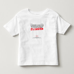 それは進化だ トドラーTシャツ