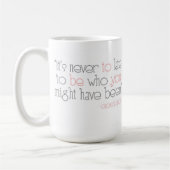 それは遅くへ決してマグであることではないです コーヒーマグカップ (左)