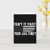 それは過去あなたの刑期のヴィンテージおもしろい皮肉な現状 カード (黄色い花)