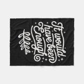 それは選ばれた人々のクリスチャンとして十分だっただろう フリースブランケット (正面(横))