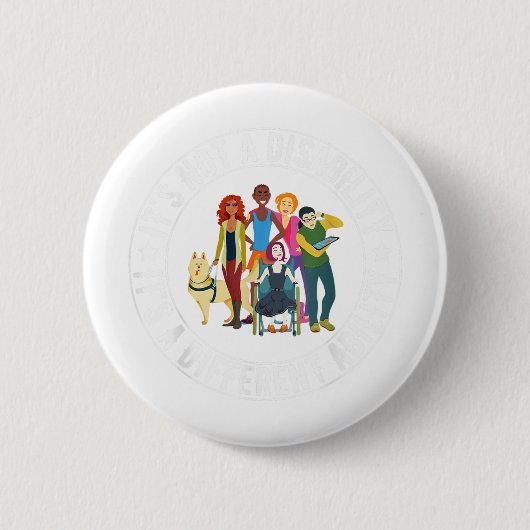 それは障害ではない能力のスペシ違うョン 缶バッジ (正面)