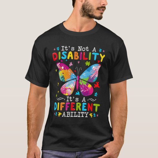 それは障害ではない能力違う Tシャツ (正面)