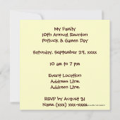 それは集合です! 牛ドライブお祝い 招待状 (裏面)