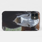 それは集合です! 白黒の牛は子牛の子牛を脅かします Case-Mate iPhoneケース (裏面(横))