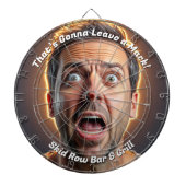 それは離れ印を付けおもしろいる ダーツボード (正面)