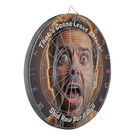 それは離れ印を付けおもしろいる ダーツボード (正面左)