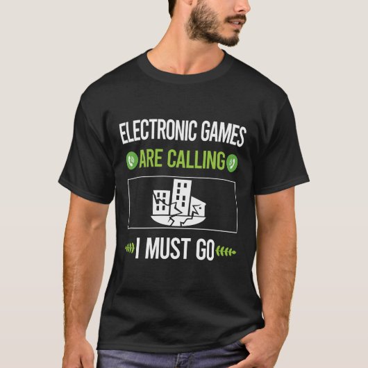 それは電子ゲームを呼び出している Tシャツ (正面)