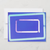 それは電気です!  ネオンサインのバーの(ユダヤ教の)バル・ミツバーの応答カード 出欠カード (裏面)