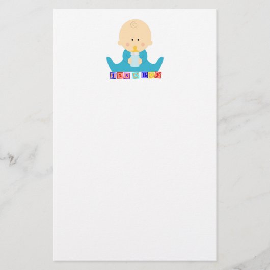 それは静止している男の子です 便箋 (正面)