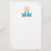 それは静止している男の子です 便箋 (正面/裏面)