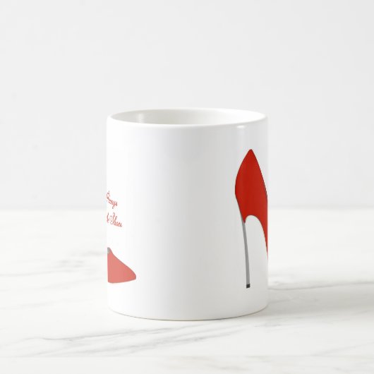 それは靴のマグについて常にあります コーヒーマグカップ (中央)