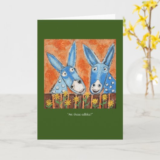 それは食い物ですか。カード カード (黄色い花)