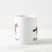 それは馬の時間です コーヒーマグカップ (中央)