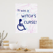 それは魔女の呪いだった：障害 ポスター (キッチン)