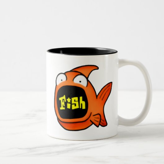 それは魚です ツートーンマグカップ (右)