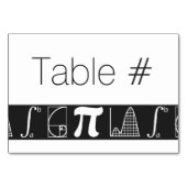 それは黒いテーブルカードで集計します テーブルナンバー (裏面)