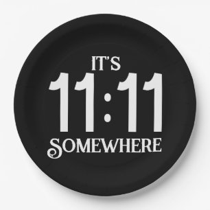 それは11:11どこかの数理の顕示数である ペーパープレート