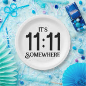 それは11:11どこかの数理の顕示数である ペーパープレート (パーティー)