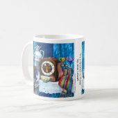 それは3マグへ四分の一です コーヒーマグカップ (正面左)