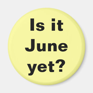 それは6月ですか。 磁石
