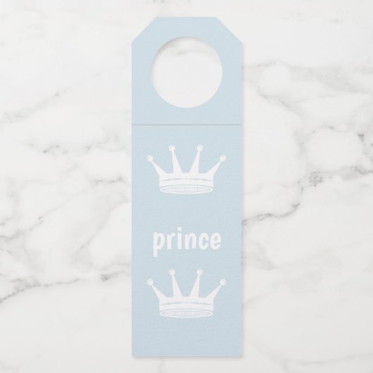 それは…プリンスジェンダーが党の好意を明らかにする ボトルネックタグ (裏面)