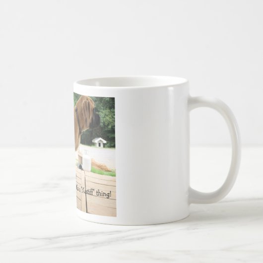 それは"マスティフ"の事です! 英国のマスティフは写真の後をつけます マグカップ (右)