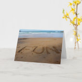 それは「書おもしろいを持つ」退職カードである カード (黄色い花)