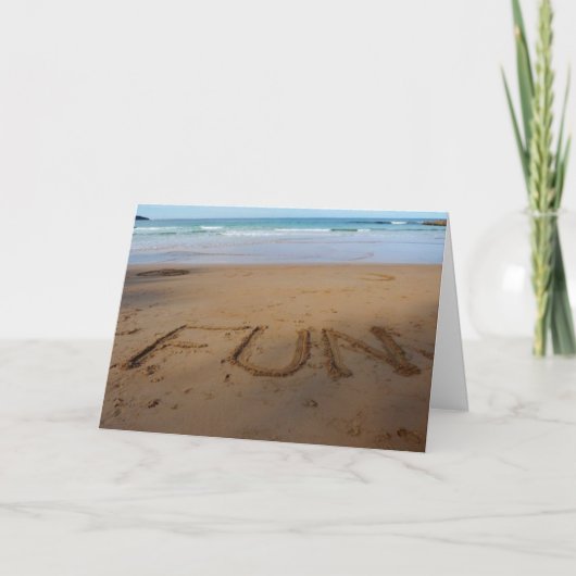 それは「書おもしろいを持つ」退職カードである カード (正面)