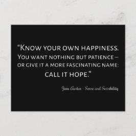 「それは、頭でっかちの人間の性質です。私たちは、自分の信念を他の誰よりも正当化する傾向があるのです。 ポストカード