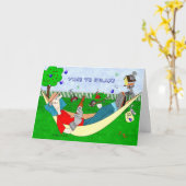 それは- Ralphieをリラックスする時間です カード (黄色い花)