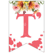 それはA女性のカーボーイの赤ちゃんシャワー馬ピンク バンティングフラッグ (第3の旗)