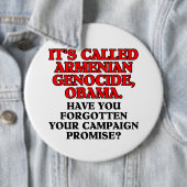 それはArmenianの集団虐殺、巨大なボタンを呼びました 缶バッジ (インサイチュ)