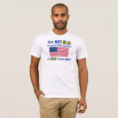 それはB.S.ではないです。 あなたの国を愛するため Tシャツ (正面フル)