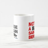 それはBERNese Mtn犬サンベルナール峠の黒いマグではなくです コーヒーマグカップ (中央)