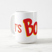 それはBoの時間です! コーヒーマグカップ (正面左)