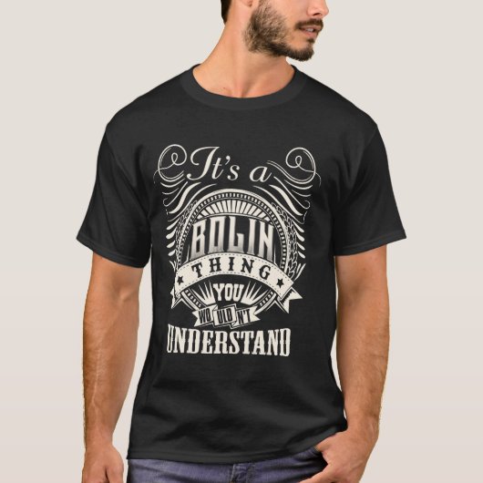 それはBOLINにしかわからない BOLIN F Tシャツ (正面)