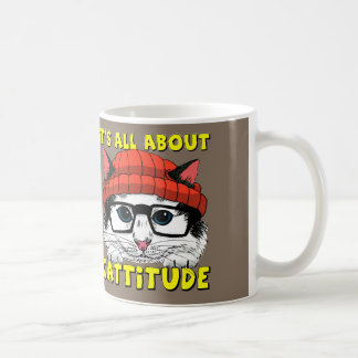 それはCattitudeについて完全にあります コーヒーマグカップ