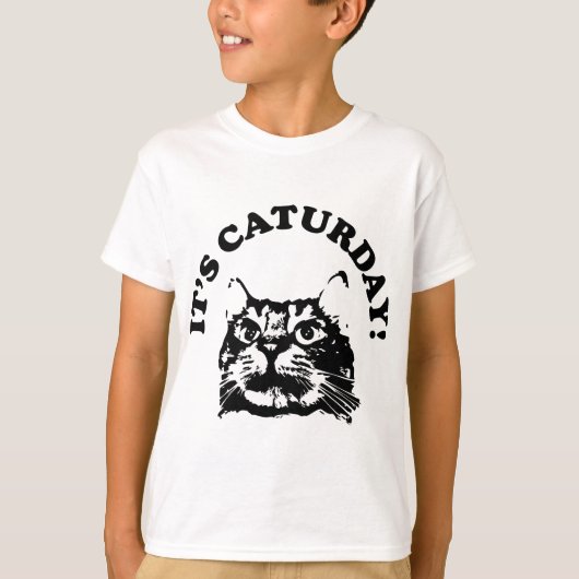 それはCaturdayです Tシャツ (正面)