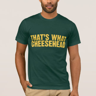 それはCheesehead何です Tシャツ