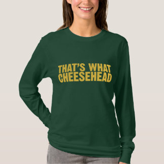 それはCheesehead何です Tシャツ