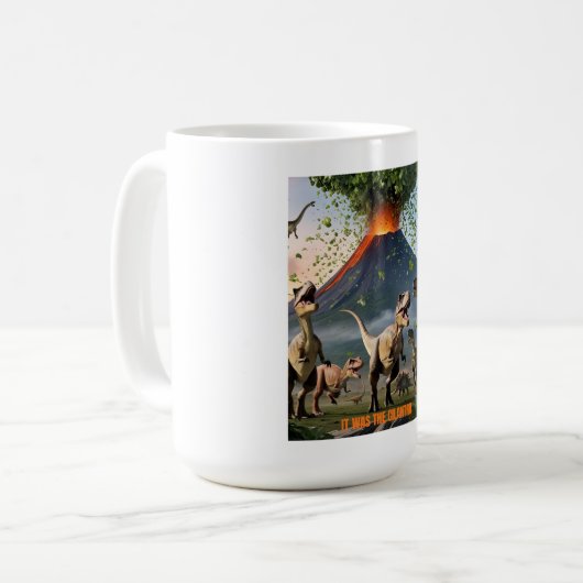 それはCilantroだった – 恐竜おもしろいのマグ コーヒーマグカップ (正面左)